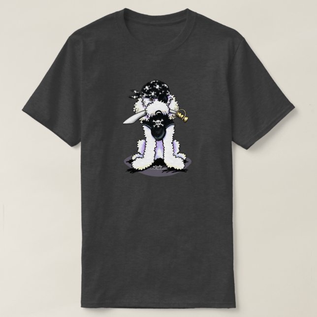 Camiseta Poodle Pirate (Frente do Design)