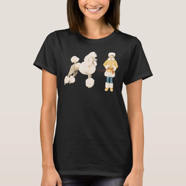 Camiseta Poodle Power Dress (Frente)