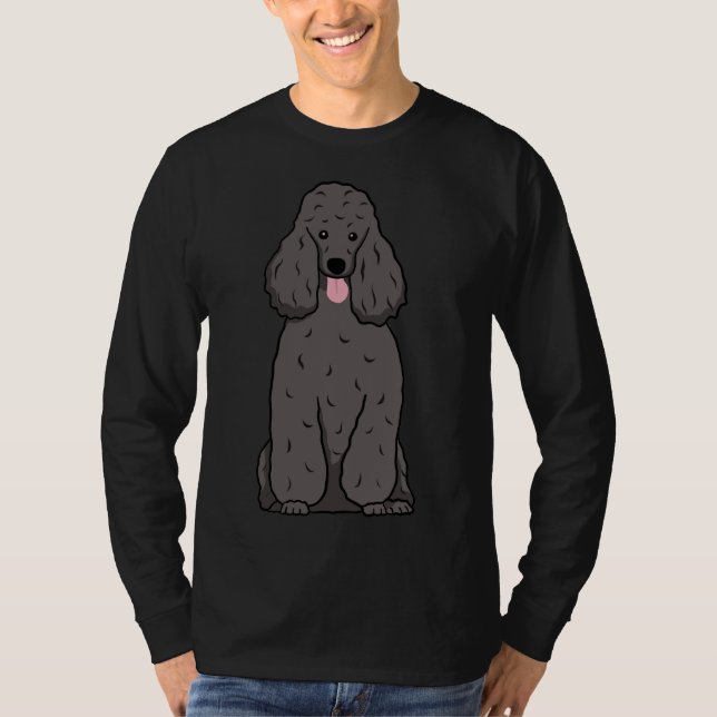 Camiseta Poodle Preto (Frente)