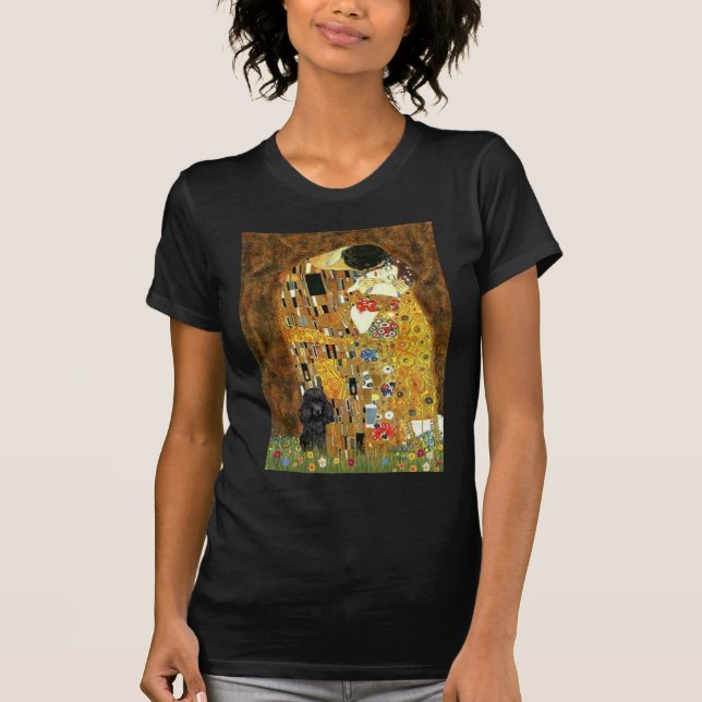 Camiseta Poodle (preto 1) - O Beijo (Frente)