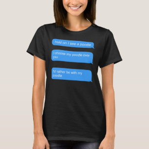 Camiseta Poodle Puns Para Poodle Owner