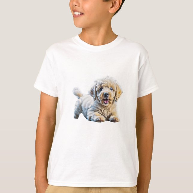 Camiseta Poodle Puppy (Frente)