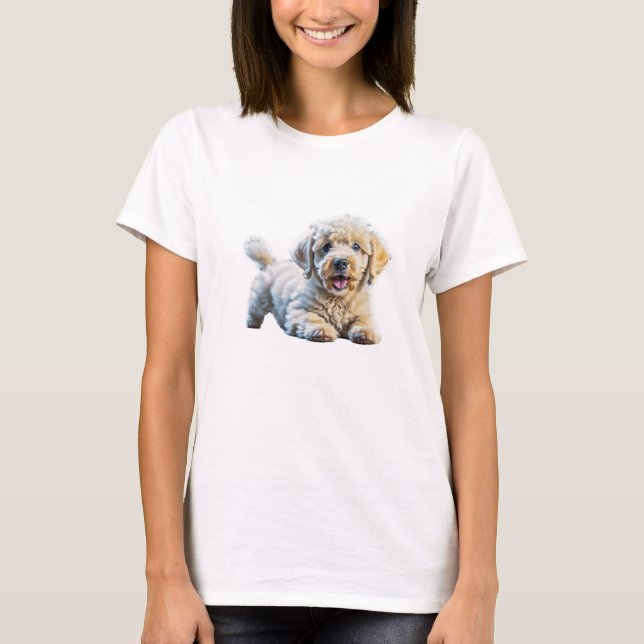 Camiseta Poodle Puppy (Frente)