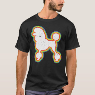 Camiseta Poodle Retro Style Dog Poodle Lover