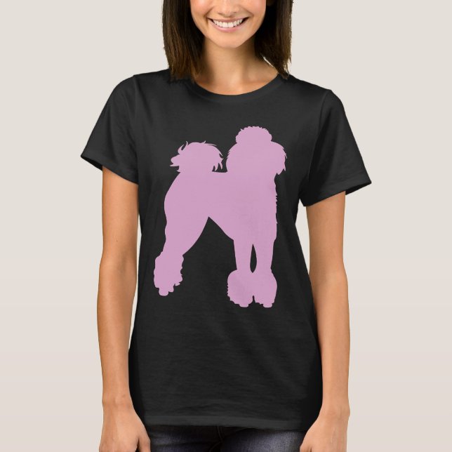 Camiseta Poodle Rosa (Frente)
