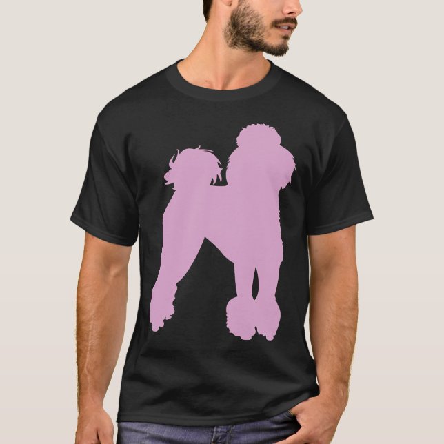 Camiseta Poodle Rosa (Frente)