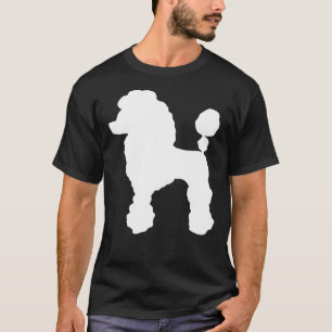 Camiseta Poodle Silhouette Dog Raça Poodle