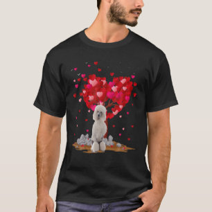 Camiseta Poodle Standard Lover Heart Shape Standard Poodle