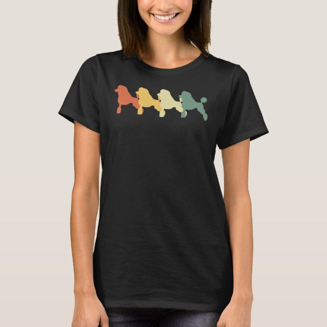 Camiseta Poodle Vintage - Presente Retroativo (Frente)