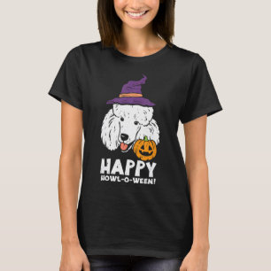 Camiseta Poodle Witold Happy Howl O Ween Halloween Dog Men 