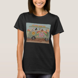 Camiseta Poodles na Van Hippie