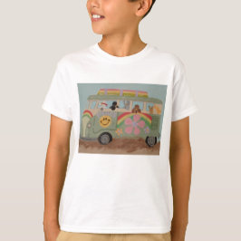 Camiseta Poodles na Van Hippie