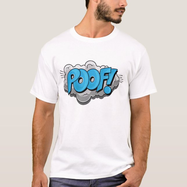 Camiseta Poof cómico do pop art! (Frente)