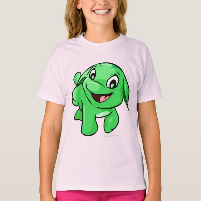 Camiseta Poogle Green (Frente)
