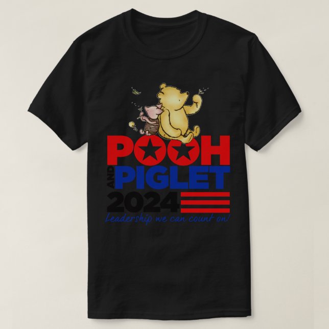Camiseta Pooh e Piglet (Frente do Design)