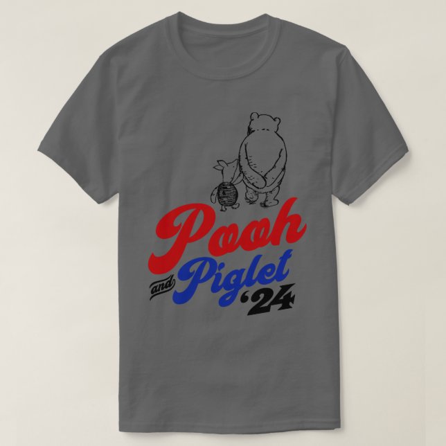 Camiseta Pooh e Piglet 2024 (Frente do Design)