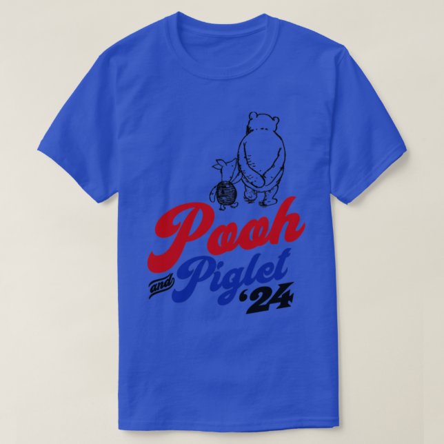 Camiseta Pooh e Piglet 2024 (Frente do Design)