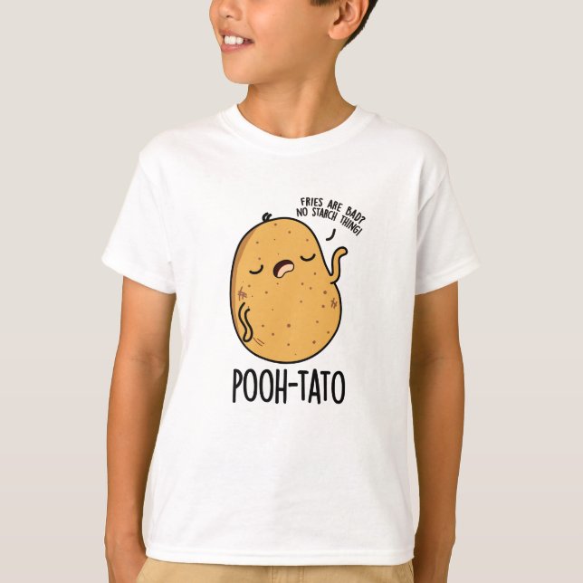 Camiseta Pooh-tato Funny Potato Pun (Frente)