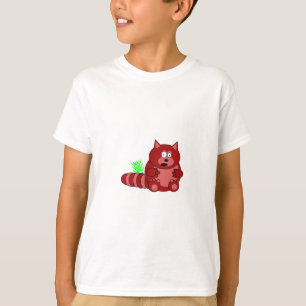 Camiseta Pook o t-shirt de Childs da panda vermelha