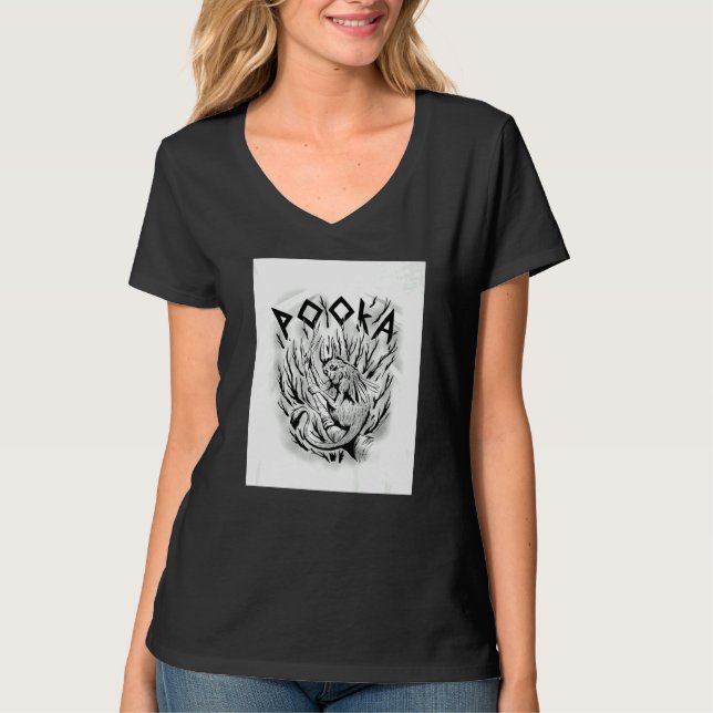Camiseta Pooka mythological scary creature   (Frente)