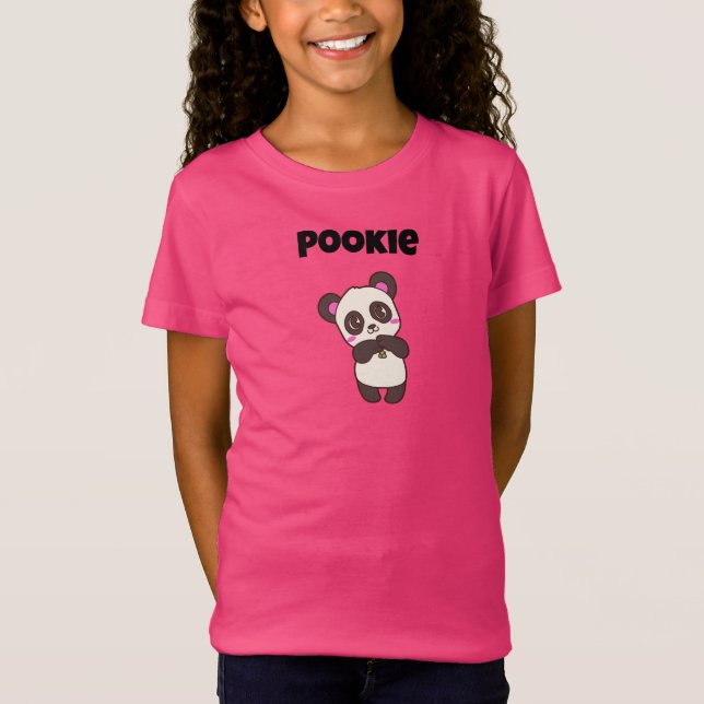 Camiseta Pookie para crianças (Frente)