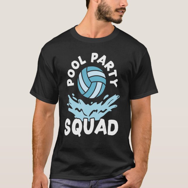 Camiseta Pool Party Squad Inflatable Sphere Water Ball (Frente)