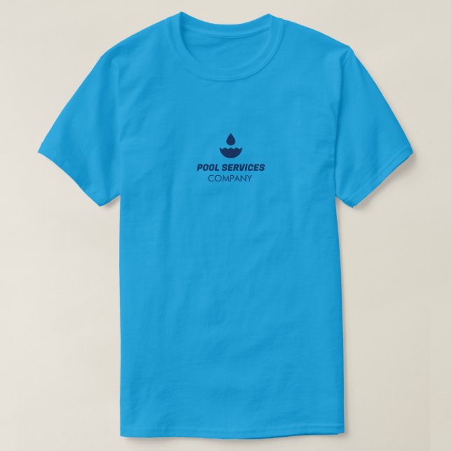 Camiseta Pool Services Company T-Shirt (Frente do Design)