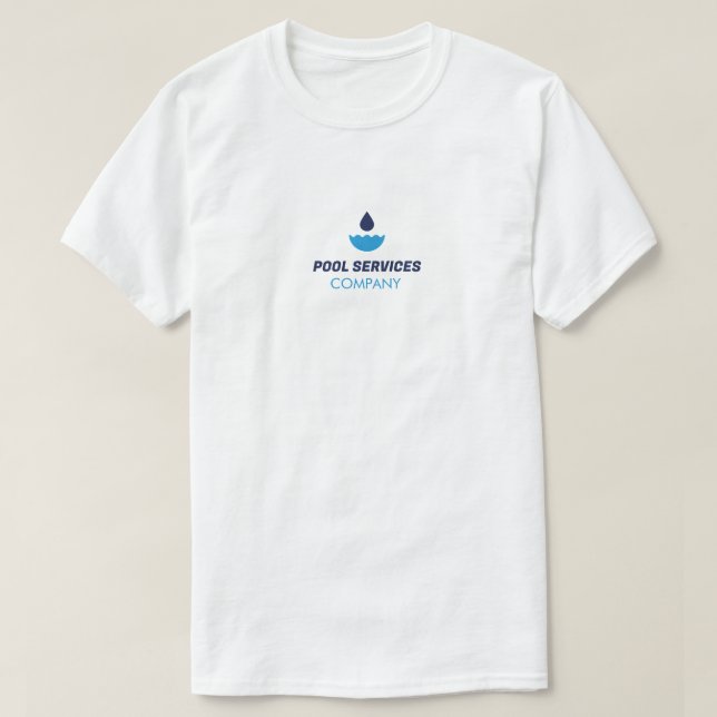 Camiseta Pool Services Company T-Shirt (Frente do Design)