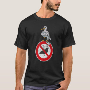 Camiseta Poop Bird Crouchy Seagull