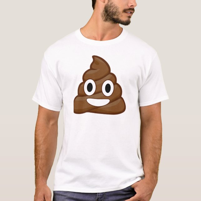 Camiseta poop emoji (Frente)