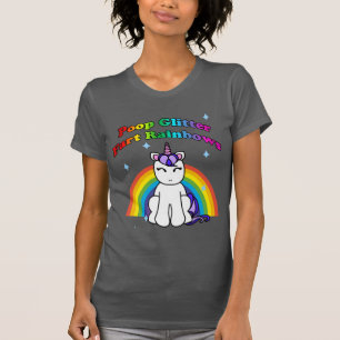 Camiseta Poop Glitter Fart Rainbows