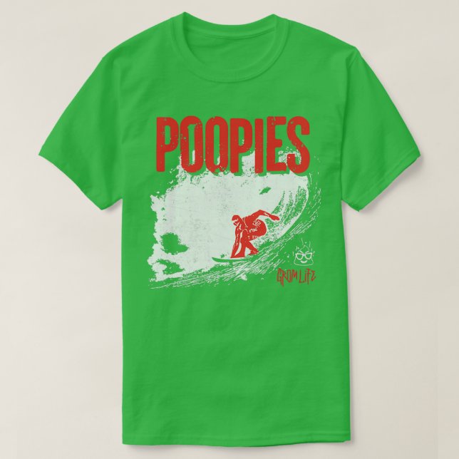 Camiseta Poopies Merch Wave T (Frente do Design)