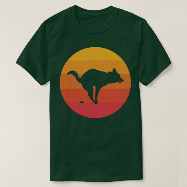 Camiseta Pooping Cão (Frente do Design)