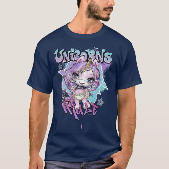 Camiseta Poopsie Slime Surprise Unicorns Rule (Frente)