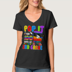 Camiseta Pop 100 Dias De Banheira De Brinquedo Fidget segun