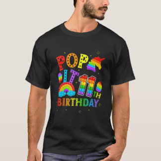 Camiseta Pop, 11, Aniversário, 11 Anos, Festa Para Gir