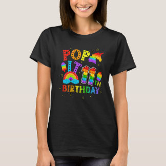Camiseta Pop, 11, Aniversário, 11 Anos, Festa Para Gir