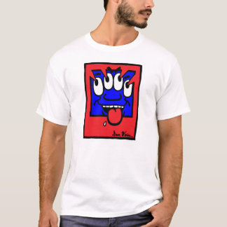 Camiseta Pop americano de Dave Weiss: Quatro olhos