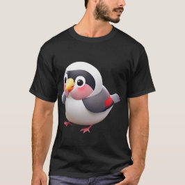 Camiseta 　Pop and colorful birds