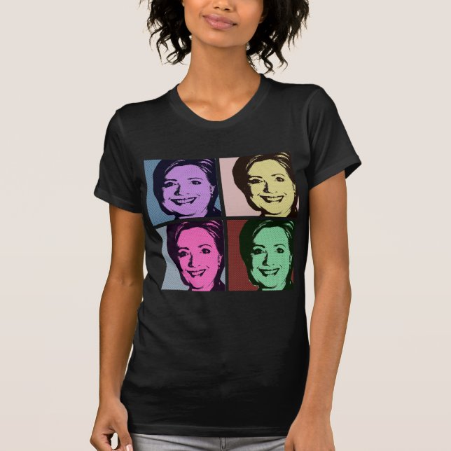 CAMISETA POP ART 2 DE HILLARY - .PNG (Frente)