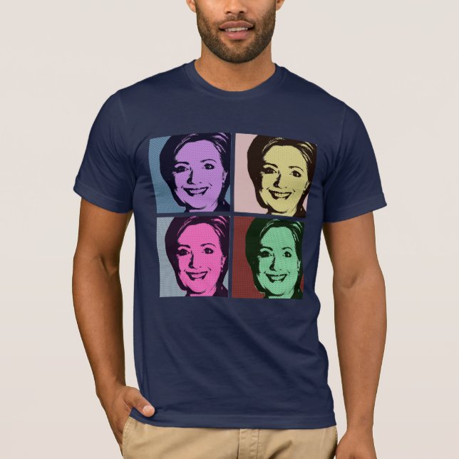 CAMISETA POP ART 2 DE HILLARY - .PNG (Frente)