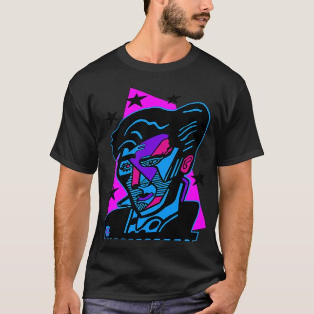 Camiseta Pop Art Abstrato Hollywood Stars por CBaum (Frente)