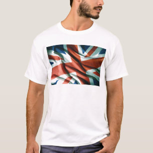 Camiseta Pop art britânico da bandeira