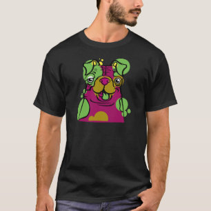 Camiseta Pop Art Bulldog