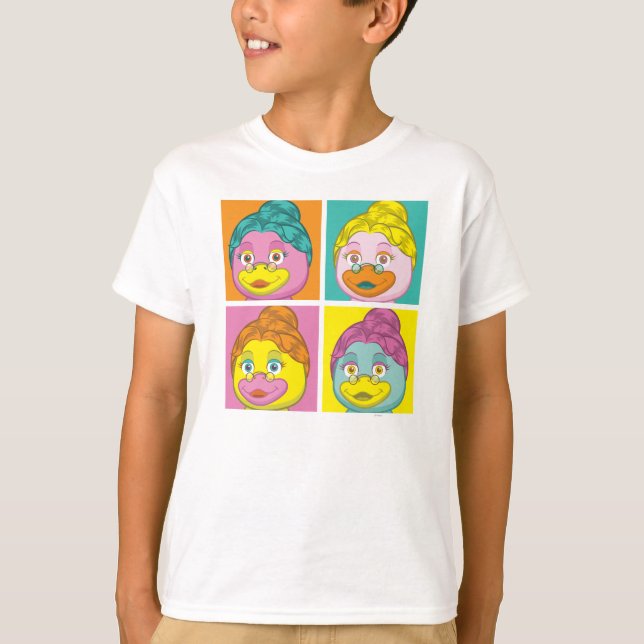 Camiseta Pop art da Senhora Birdy (Frente)