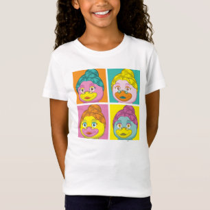 Camiseta Pop art da Senhora Birdy