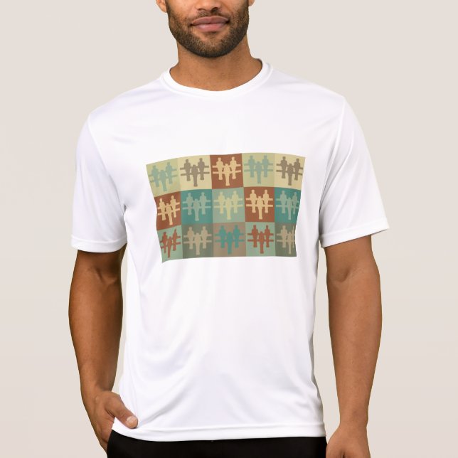 Camiseta Pop art de Foosball (Frente)