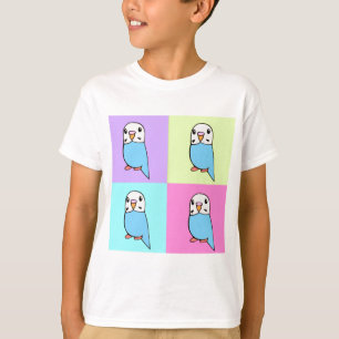 Camiseta Pop Art de Periquitos
