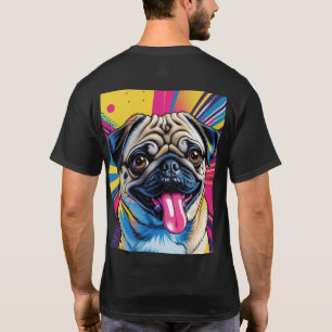 Camiseta Pop Art de Pug 01