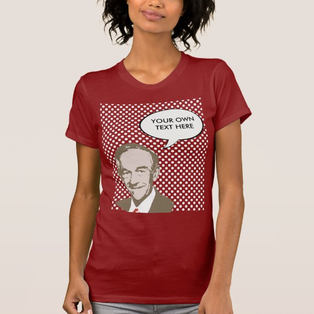 Camiseta Pop art de Ron Paul (Frente)